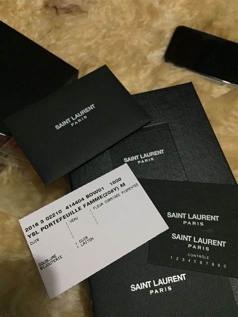 do ysl bags come with authenticity cards|YSL authenticity check code.